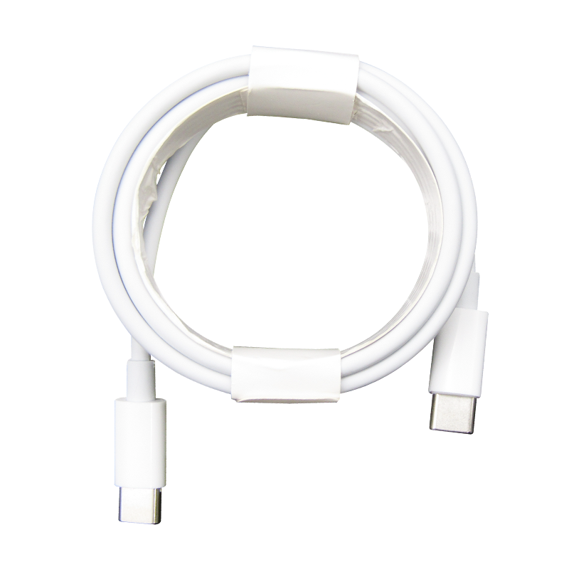 Cable de datos y carga USB-C a USB-C 3Amp 2M Blanco
